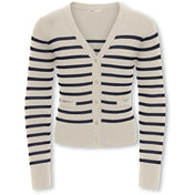 kids ONLY Birch Night Sky Kogamy Life Ls Knap Vneck Card Cp Knt