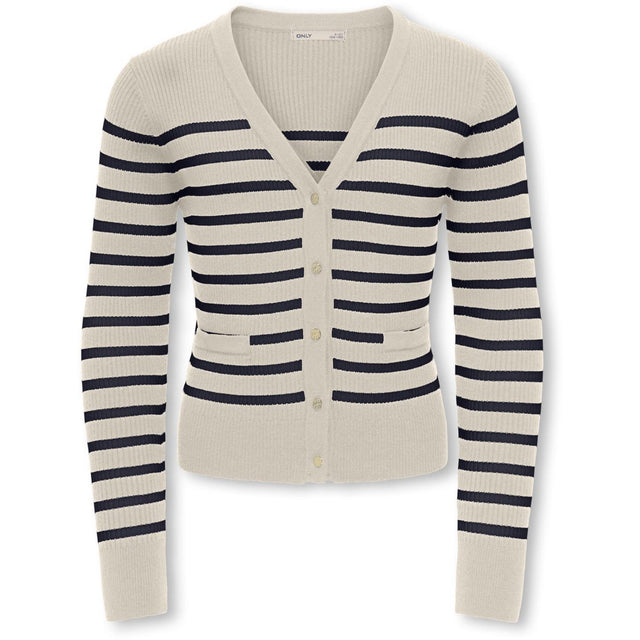 kids ONLY Birch Night Sky Kogamy Life Ls Knap Vneck Card Cp Knt