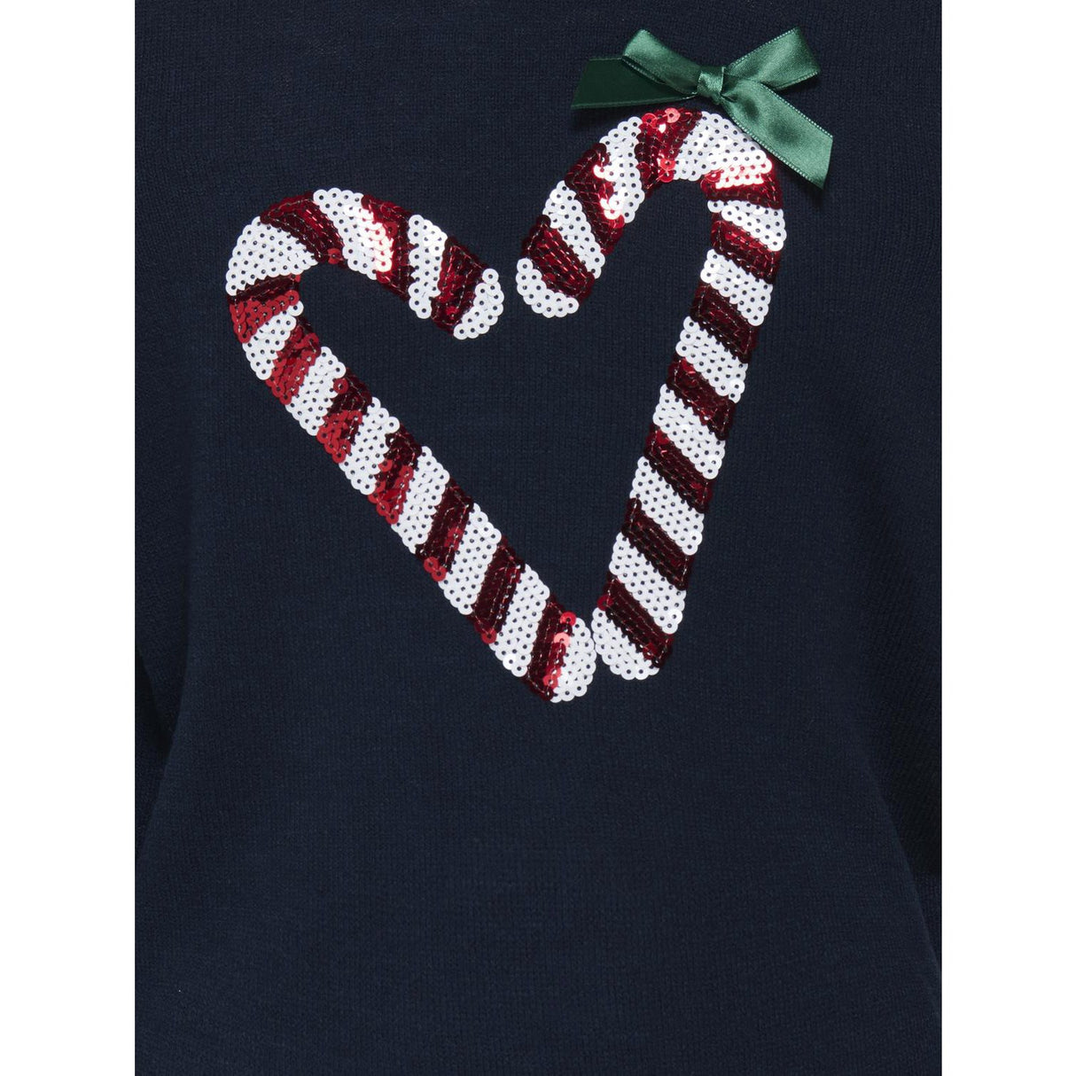 kids ONLY Naval Academy Candy Heart Kogxmas Shine Ls Oneck Box Knt