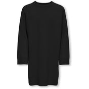kids ONLY Black Kogkelly Life L/S O-Neck Kjole Knt