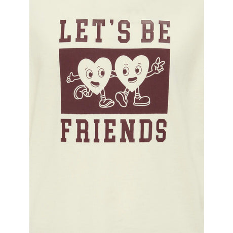 kids ONLY Cloud Dancer Friends/Cabernet Koggitta S/S Boxy Printed Top Jrs