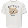 kids ONLY Cloud Dancer Lazy Kogbillie Ss Loose Bamse Top Jrs Noos