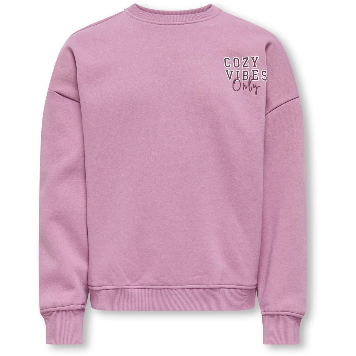 kids ONLY Mauve Orchid Cozy Kogbila L/S Ovz Bjørn O-Neck Swt Noos