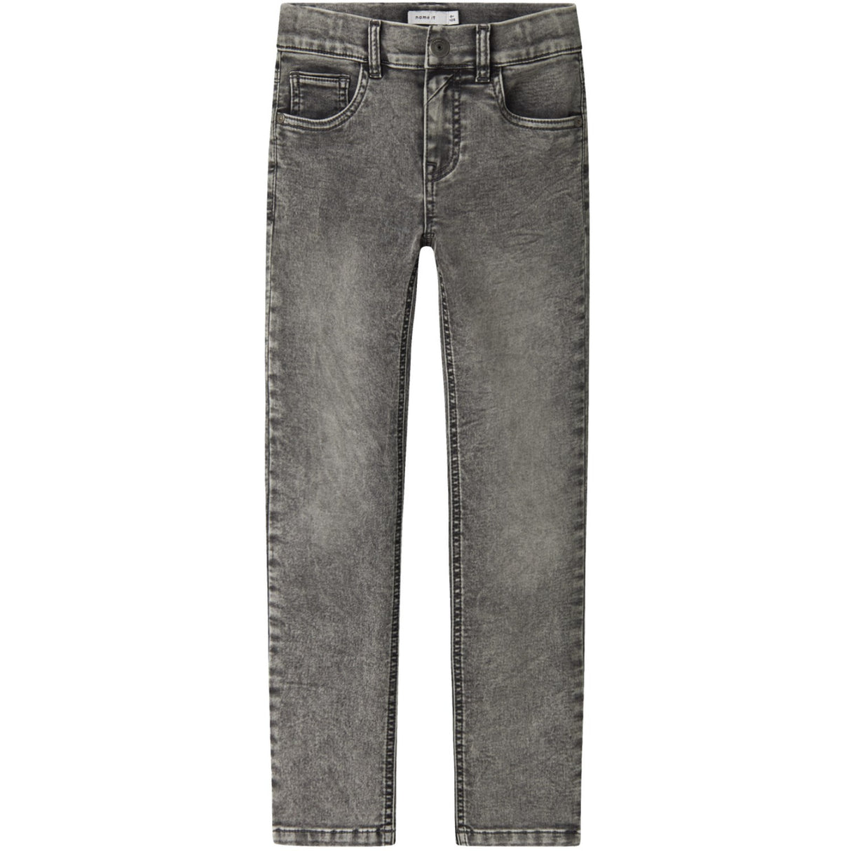 Name It Medium Grey Denim Washed Nkmtheo Xslim Swe Jeans 3113-Th Noos