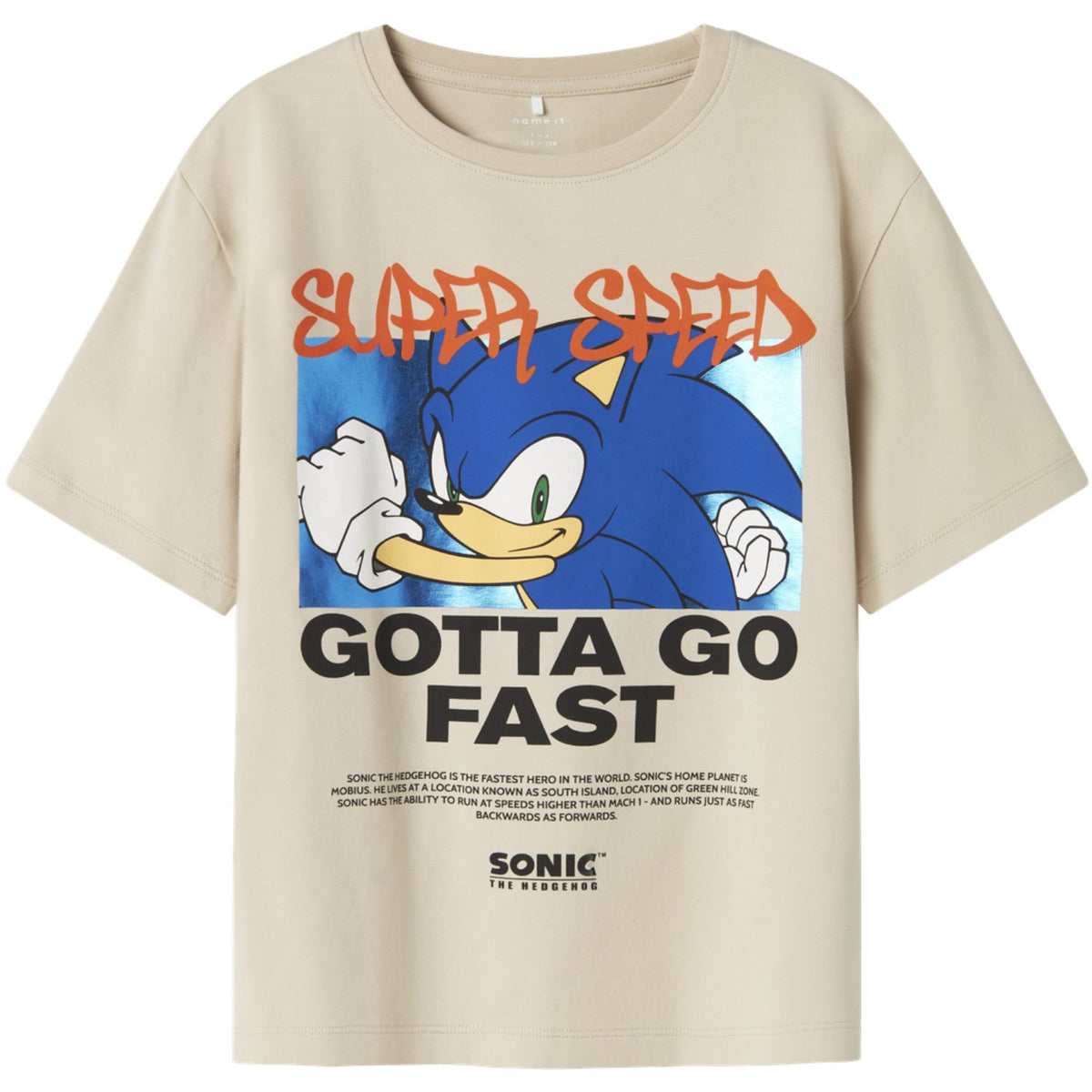 Maglietta NAME IT Nkmmarcel Sonic Per Bambino E Ragazzo – Maniche Corte, Girocollo, Cotone Morbido – Sky