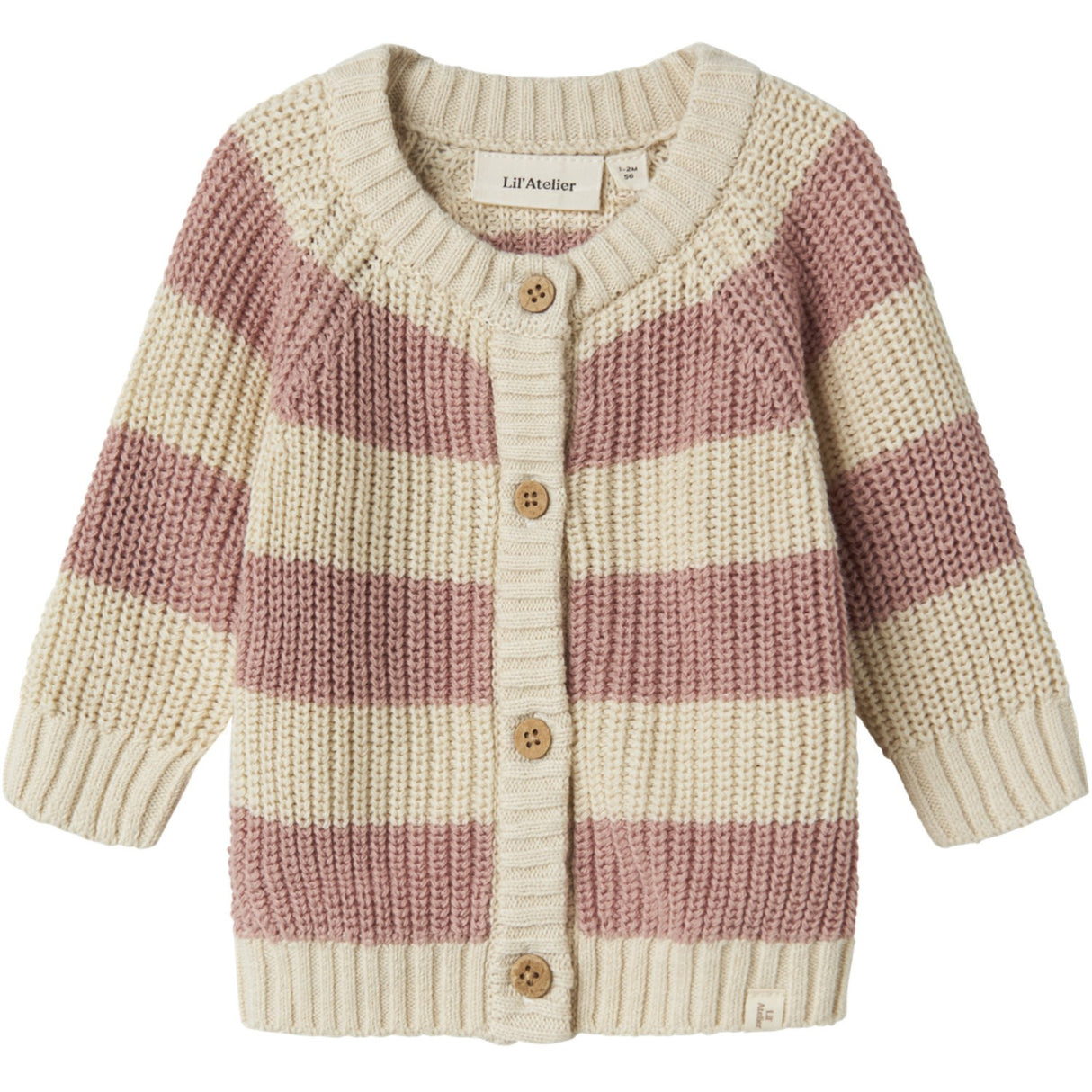 Lil'Atelier Turtledove Misty Rose Nbfemlen Strik Card Stripe Lil