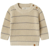 Lil'Atelier Turtledove Nbmemlen Ls Strik Stripe Lil