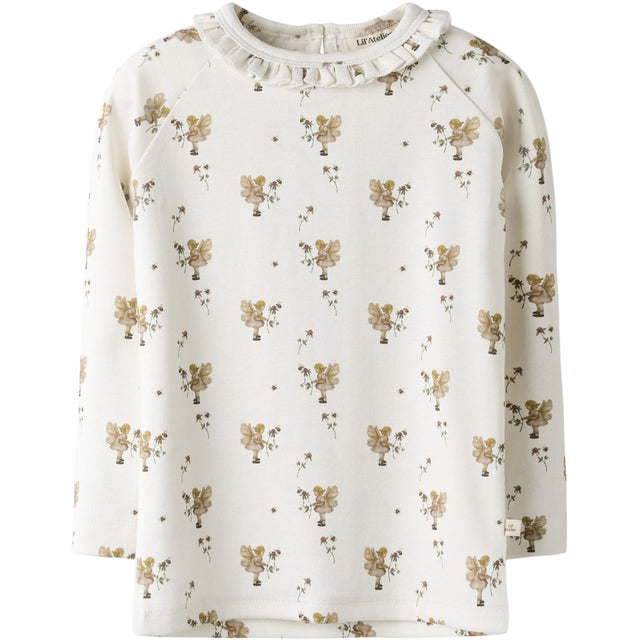 Lil'Atelier Coconut Milk Nmflayo Loa Ls Slim Top Lil