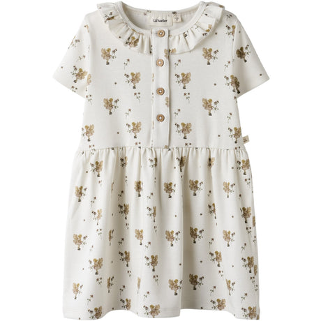 Lil'Atelier Coconut Milk Nmflayo Loa Ss Kjole Lil
