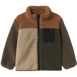 Name It Toasted Coconut Nmmmonico Teddy Jacket Block