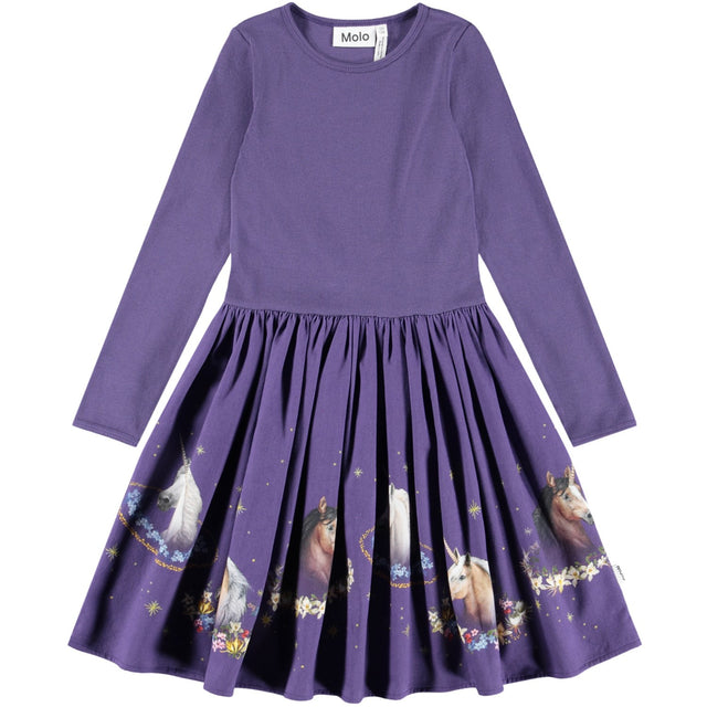 Molo Unicorn Cosmos Casie Warm Kjole LS