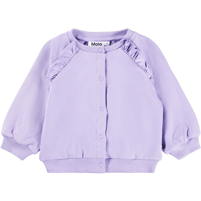 Molo Faded Purple Daphne Sweat Cardigan