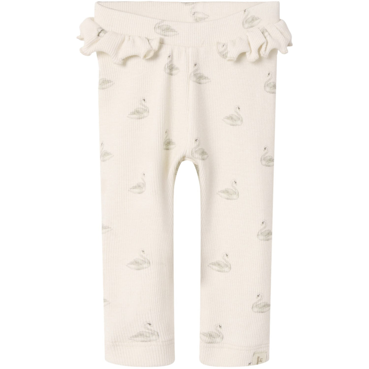 Lil'Atelier Pastel Parchment Swan Nbfgavo Efi Slim Legging Lil Noos