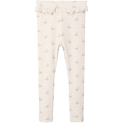 Lil'Atelier Pastel Parchment Swan Nmfgavo Efi Slim Legging Lil Noos