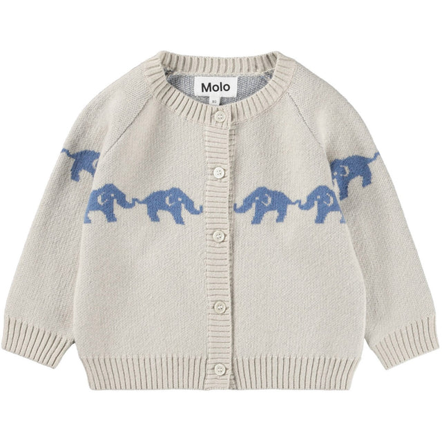 Molo Blue Elephants Bobi Cardigan