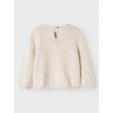 Lil'Atelier Pastel Parchment Nmngable Ls Loose Strik Lil