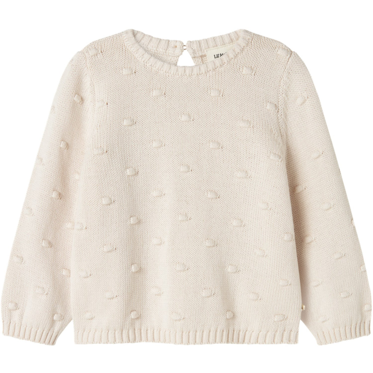 Lil'Atelier Pastel Parchment Nmngable Ls Loose Strik Lil