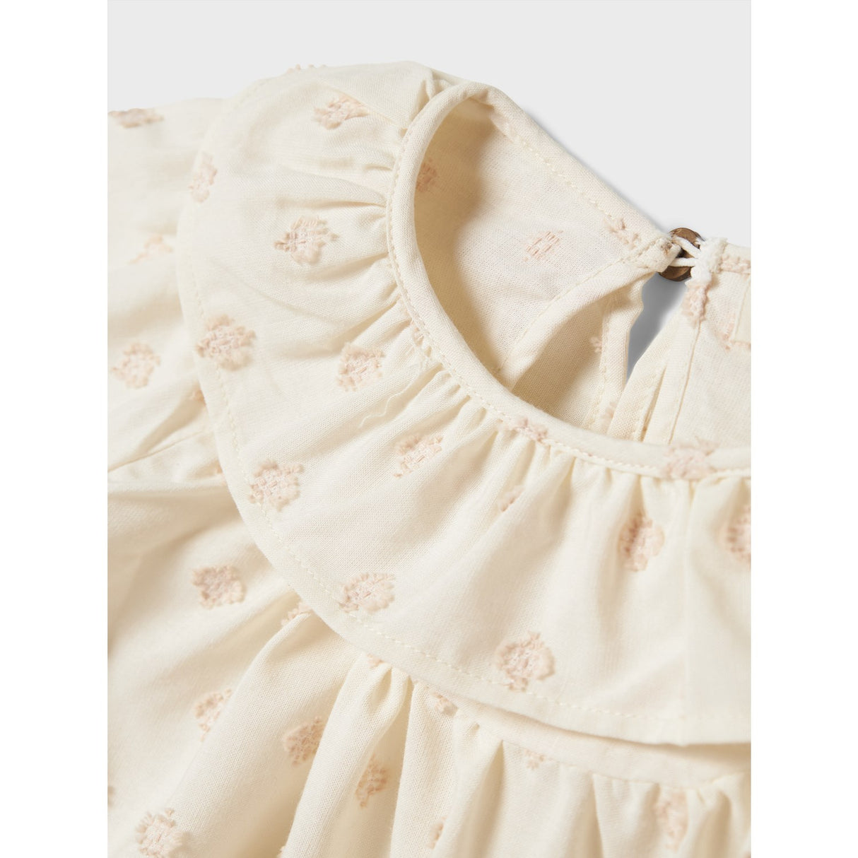 Lil'Atelier Pastel Parchment Nmfnethe Ls Loose Skjorte Lil