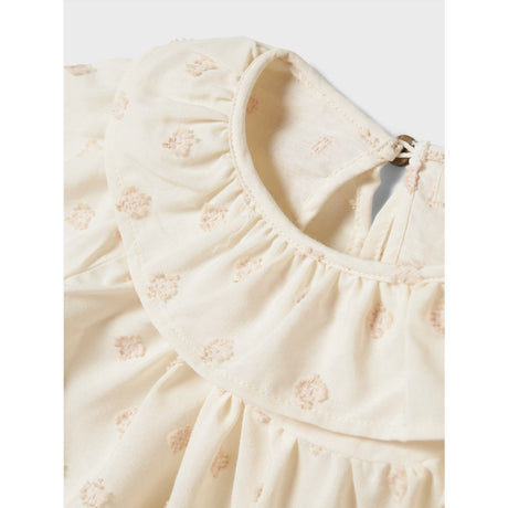 Lil'Atelier Pastel Parchment Nmfnethe Ls Loose Skjorte Lil