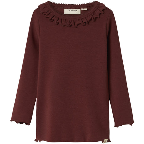 Lil'Atelier Hot Chocolate Nmfgayo Koj Ls Slim Top Lil
