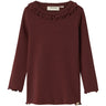 Lil'Atelier Hot Chocolate Nmfgayo Koj Ls Slim Top Lil