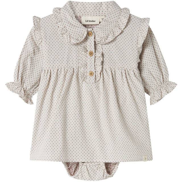 Lil'Atelier Pastel Parchment Nbfolena Ls Loose Body Kjole Lil
