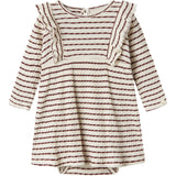 Lil'Atelier Hot Chocolate Nbfosophia Ls Body Kjole Lil