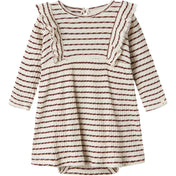 Lil'Atelier Hot Chocolate Nbfosophia Ls Body Kjole Lil