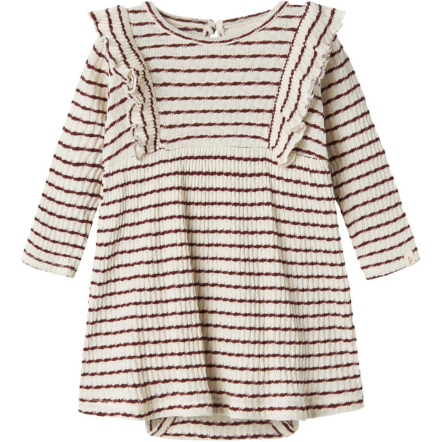 Lil'Atelier Hot Chocolate Nbfosophia Ls Body Kjole Lil