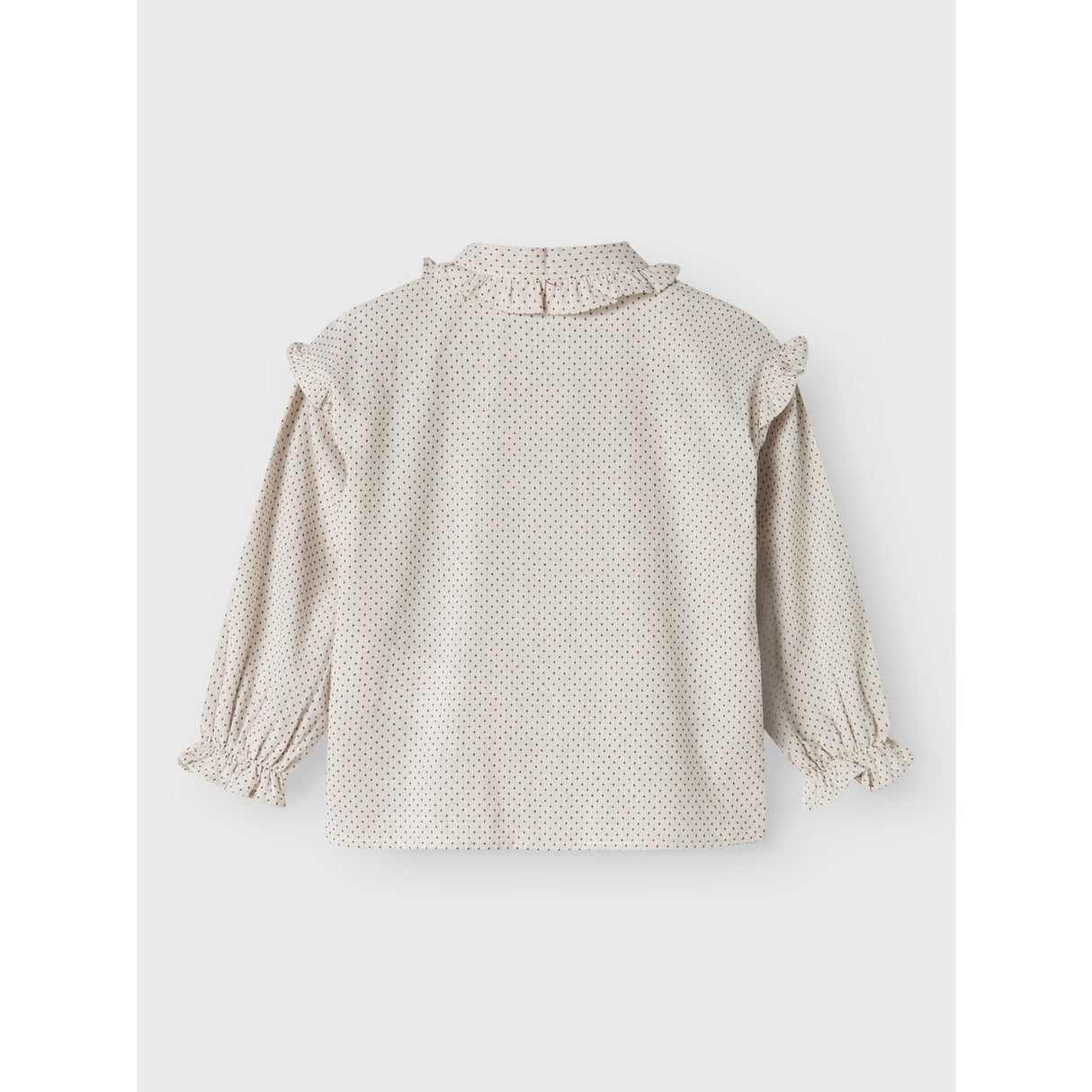 Lil'Atelier Pastel Parchment Nmfolena Ls Loose Skjorte Lil