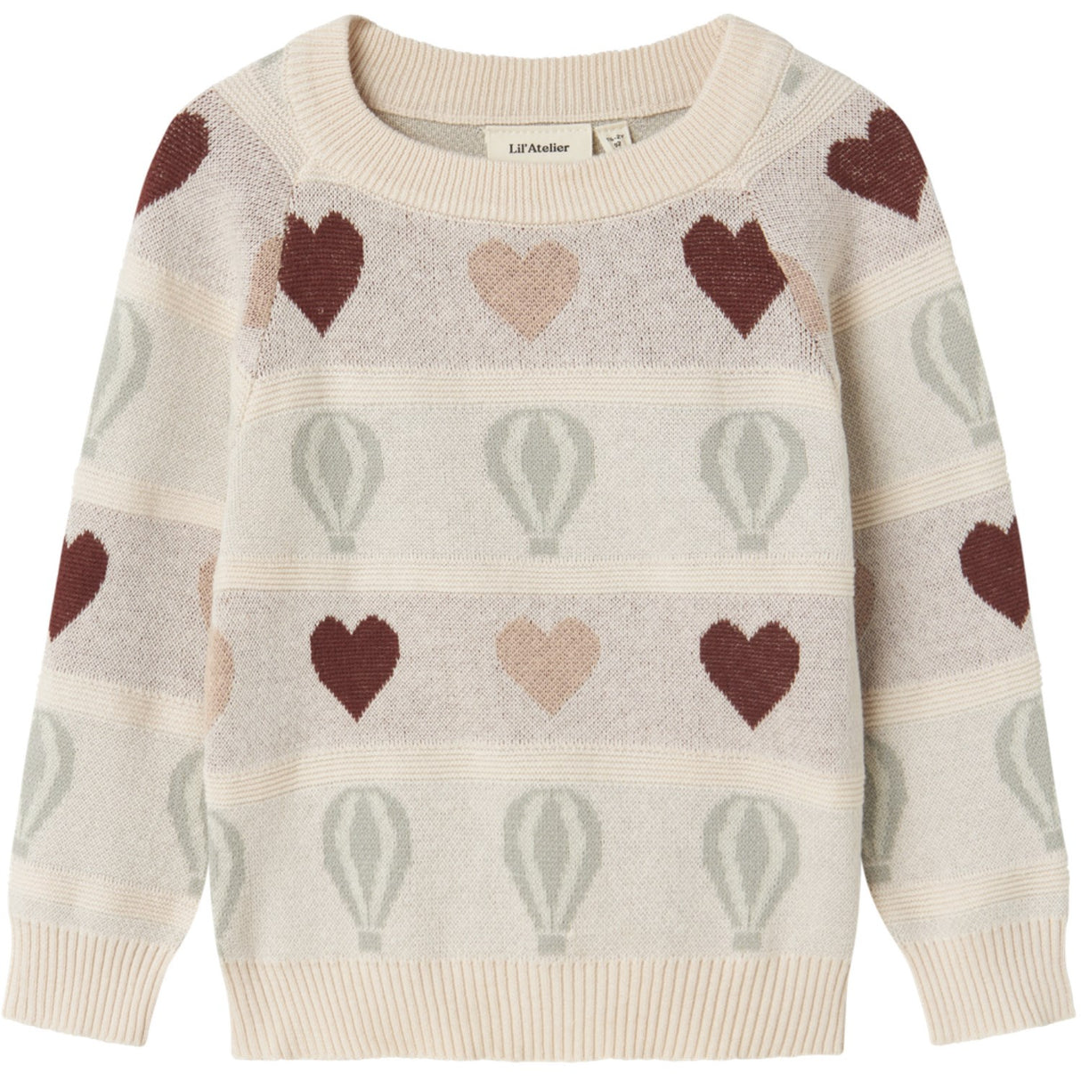 Lil'Atelier Pastel Parchment Nmflamai Kis Ls Strik Lil