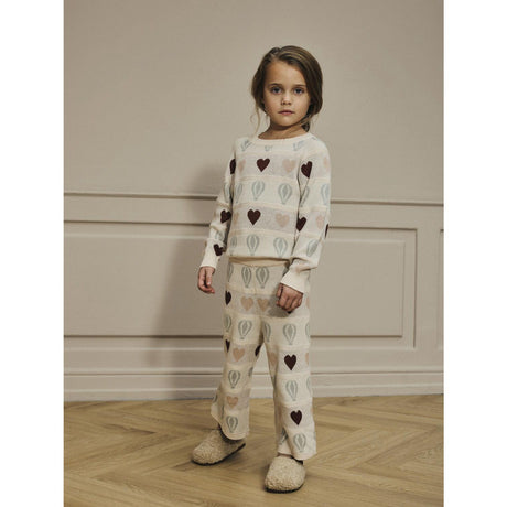 Lil'Atelier Pastel Parchment Nmflamai Kis Ls Strik Lil