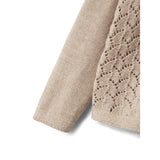 Lil'Atelier Pastel Parchment Melange Nmfolga Ls Strik Card Lil