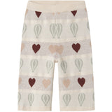 Lil'Atelier Pastel Parchment Nmflamai Wide Strik Ancle Bukser Lil