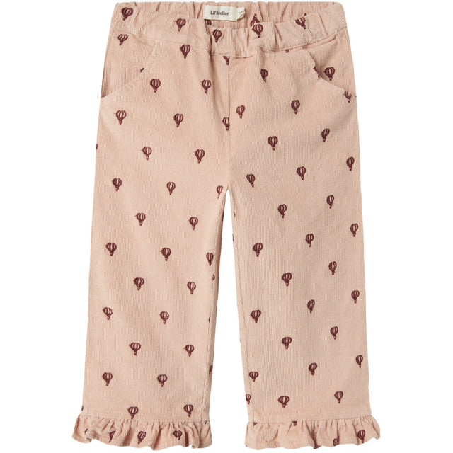 Lil'Atelier Cameo Rose Emb Nmfnelly Cord Straight Bukser 4945-Hc Lil