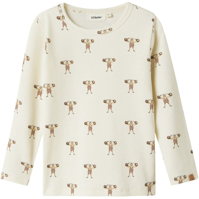 Lil'Atelier Turtledove Strong Man Nmmlavo Enk Ls Slim Top Lil