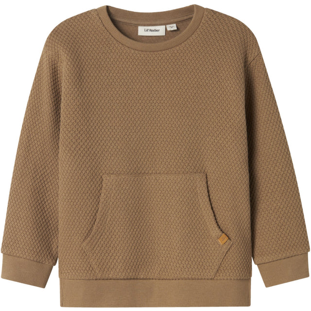 Lil'Atelier Sepia Tint Nmmnoello Ls Loose Sweat Lil