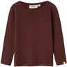 Lil'Atelier Hot Chocolate Nmfthora Hir Ls Slim Top Lil