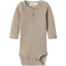 Lil'Atelier Turtledove Sepia Tint Nbmohio Ls Slim Body Lil