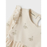 Lil'Atelier Pastel Parchment Swan Nbfgavo Ege Ls Body Kjole Lil