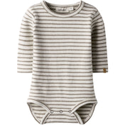 Lil'Atelier Turtledove Sepia Tint Nbmthoro Keo Ls Slim Body Lil