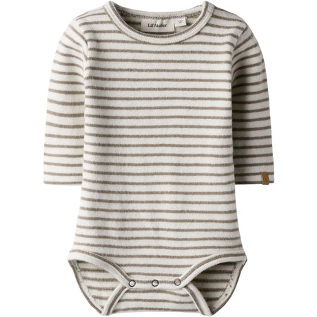 Lil'Atelier Turtledove Sepia Tint Nbmthoro Keo Ls Slim Body Lil