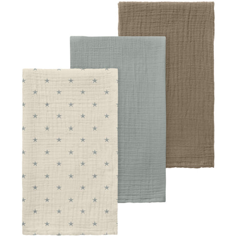 Lil'Atelier Turtledove Pigeon/Sepia Tint Nbnfergie 3-Pack Stofbleer Lil