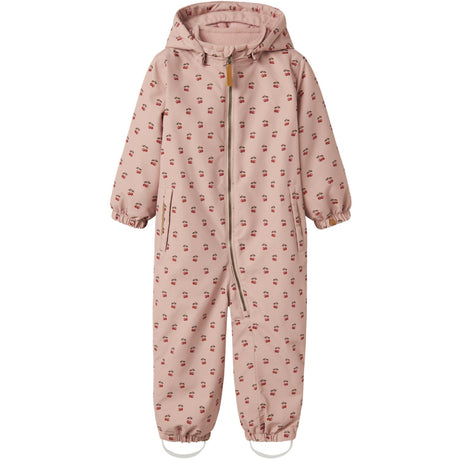 Lil'Atelier Misty Rose Cherry Nmflasnow10 Flyverdragt Aop Fo Lil