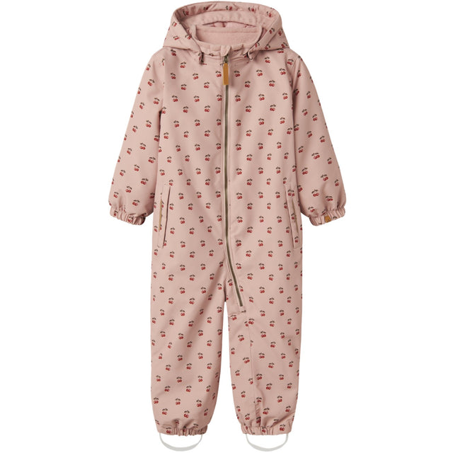 Lil'Atelier Misty Rose Cherry Nmflasnow10 Flyverdragt Aop Fo Lil
