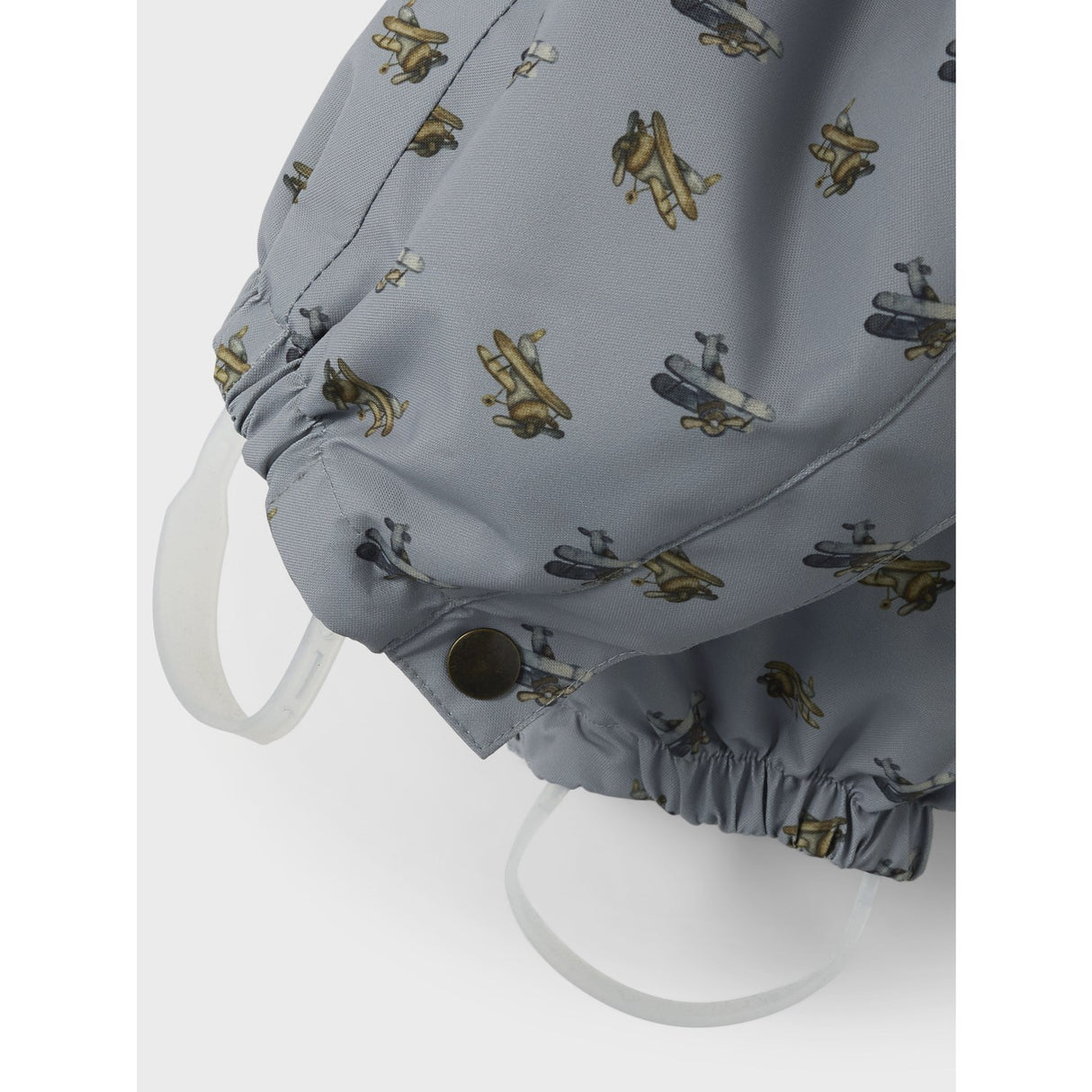 Lil'Atelier Ultimate Grey Airplanes Nmmlasnow10 Flyverdragt Aop Fo Lil