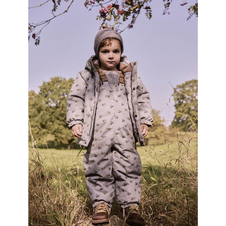 Lil'Atelier Ultimate Grey Airplanes Nmmlasnow10 Jkt Fo Aop1 Lil