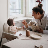 Mushie Blush Classic Silikone Tallerken