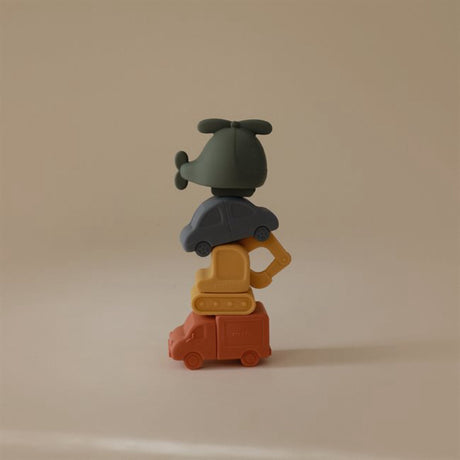 Mushie Vehicles Badelegetøjssæt - 4 Pak