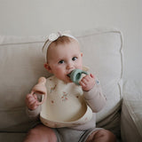 Mushie Cambridge Blue Silikone Fresh Food Feeder 2-Pak